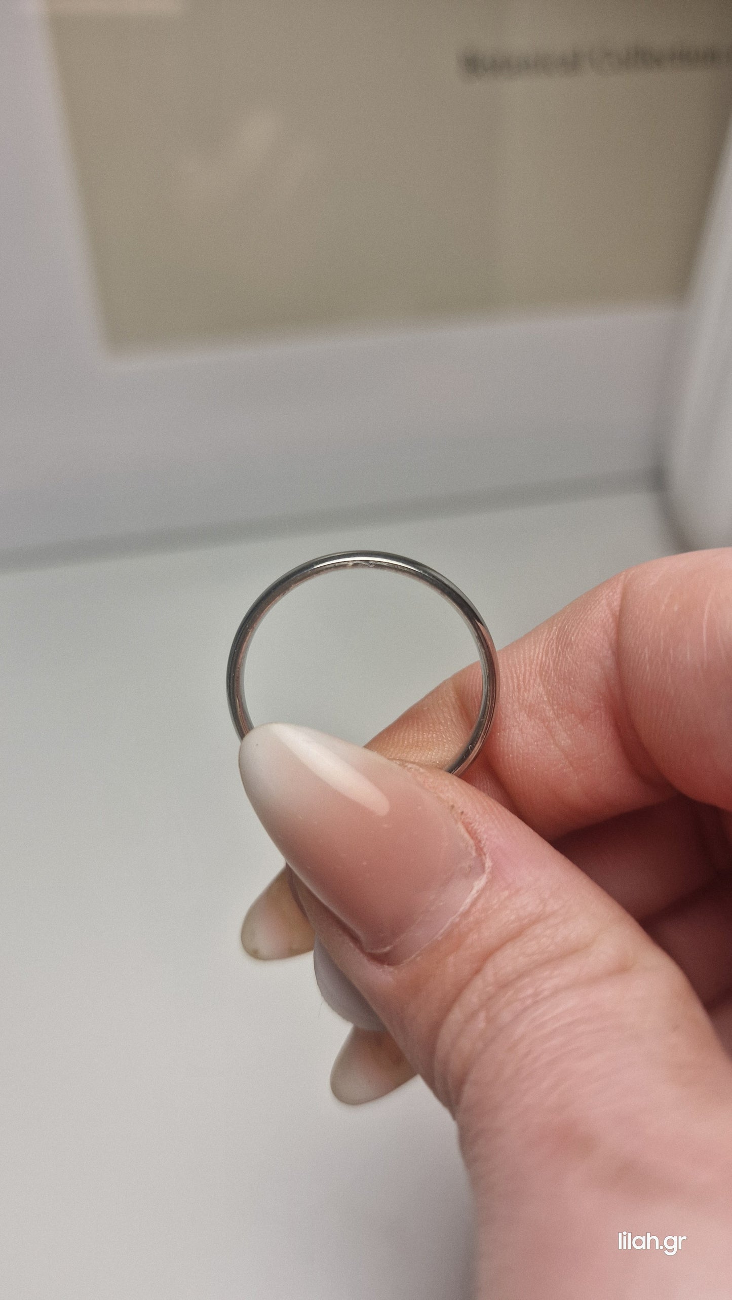Βέρα ανοξείδωτο ατσάλι 3mm σε 2 χρώματα #137