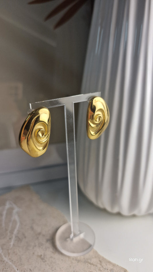 Sunniva steel earrings