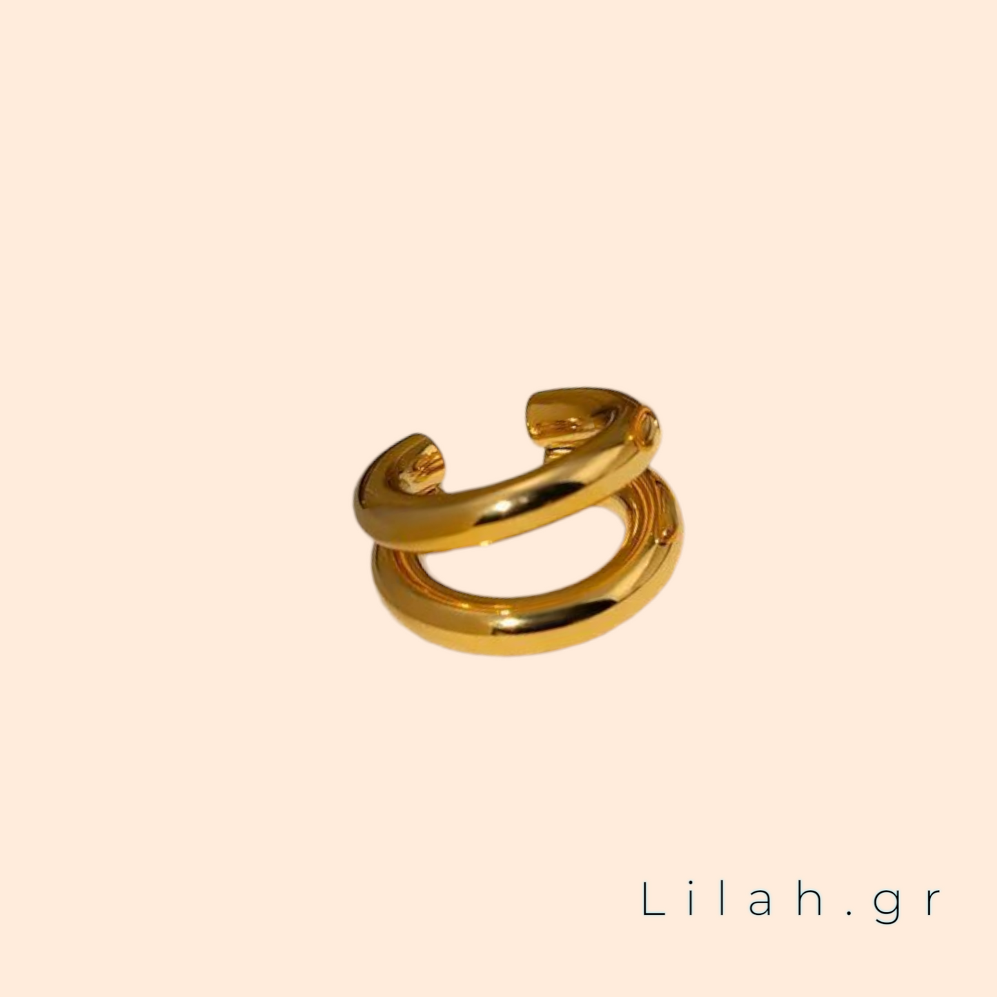 Σκουλαρίκια ear cuff ανοξείδωτο ατσάλι 1 ΤΕΜ #LH1012
