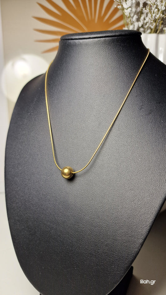 Ατσάλινο κολιέ Earth