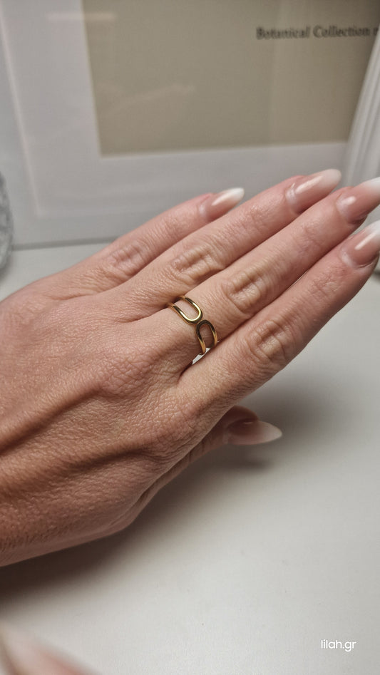 Δαχτυλίδι ανοξείδωτο ατσάλι #140