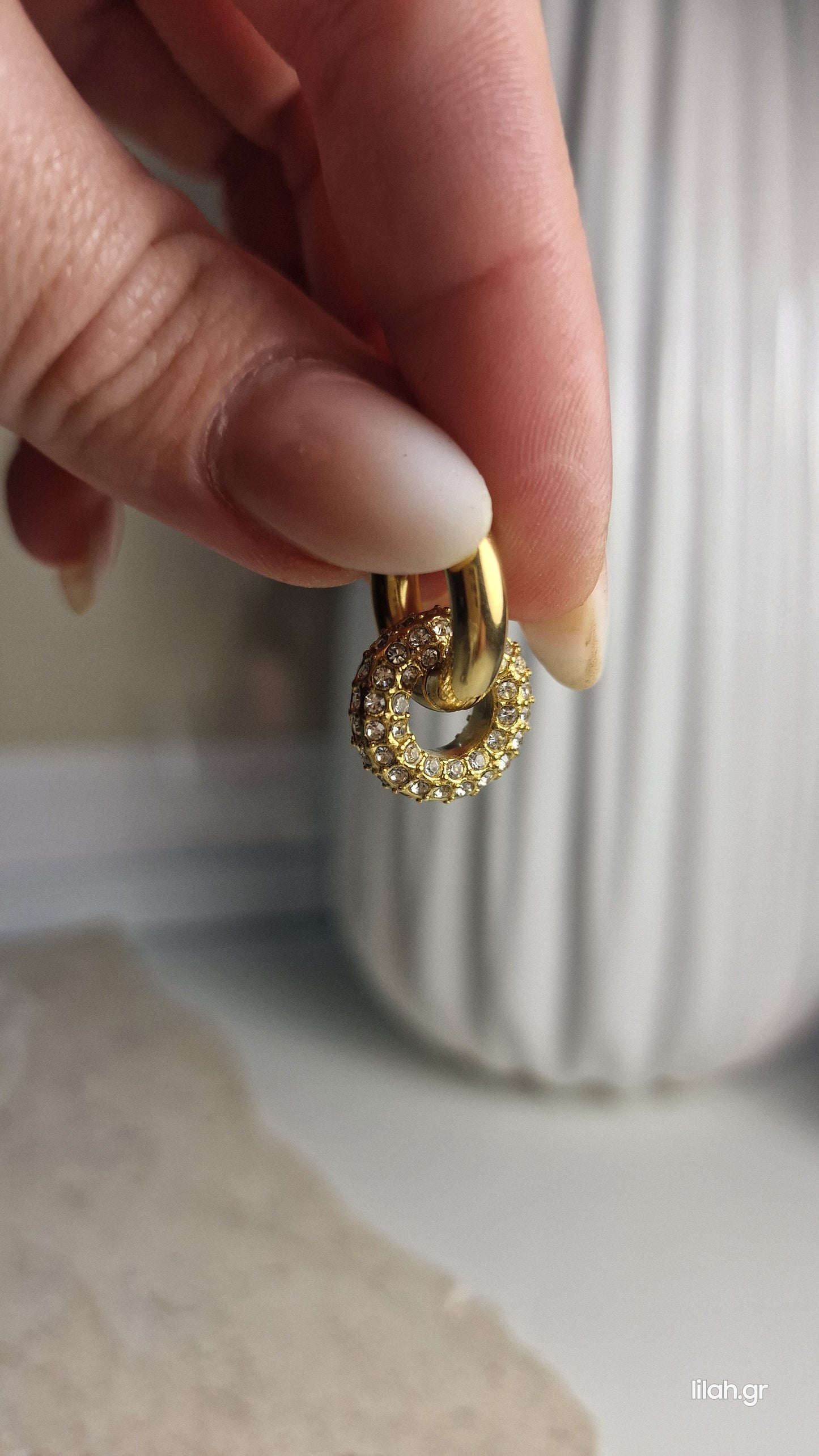 Pamela steel earrings