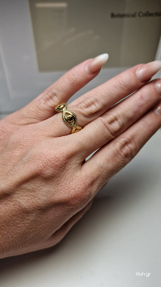 Δαχτυλίδι ανοξείδωτο ατσάλι #130