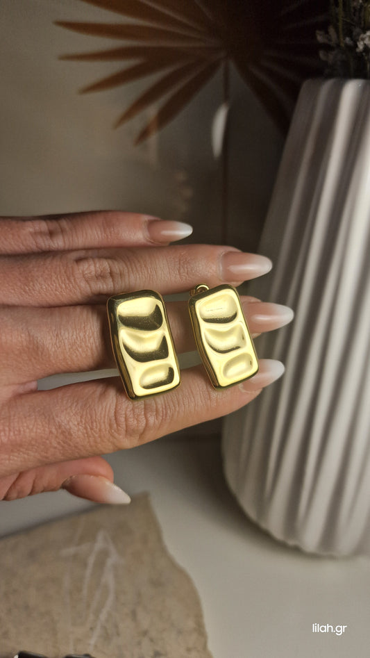 Hartley steel earrings