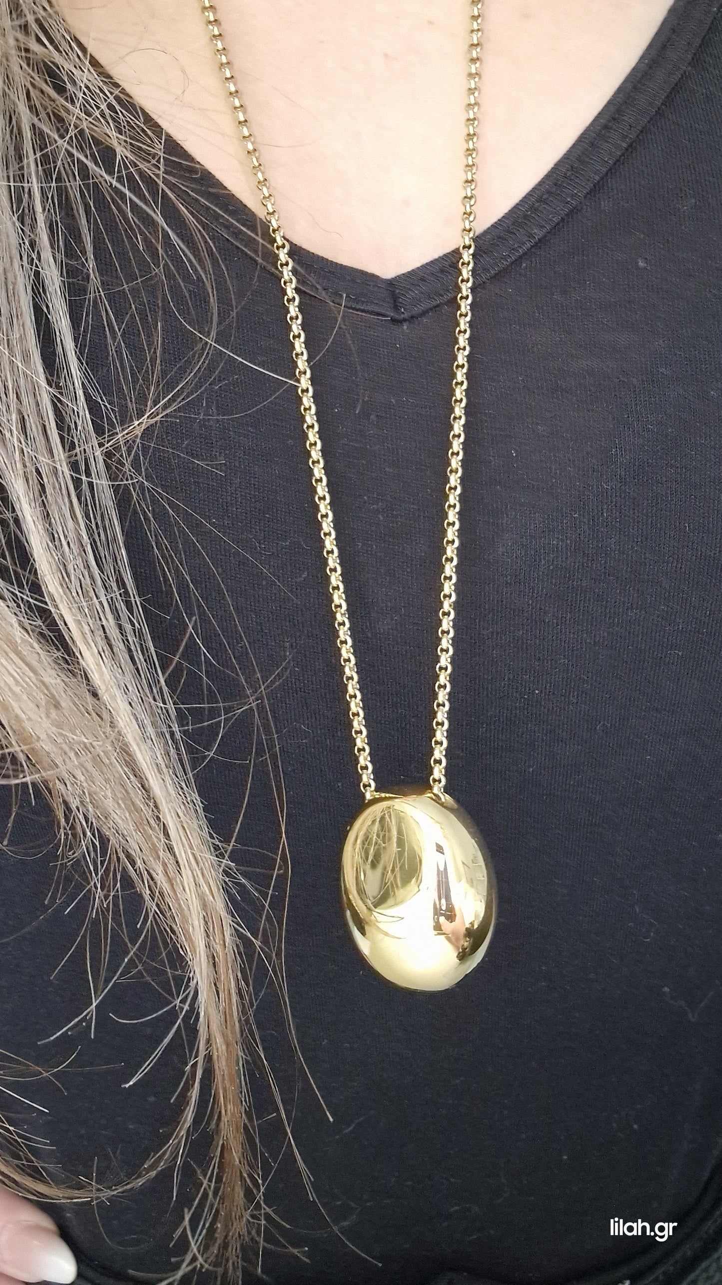 Drop Steel Necklace