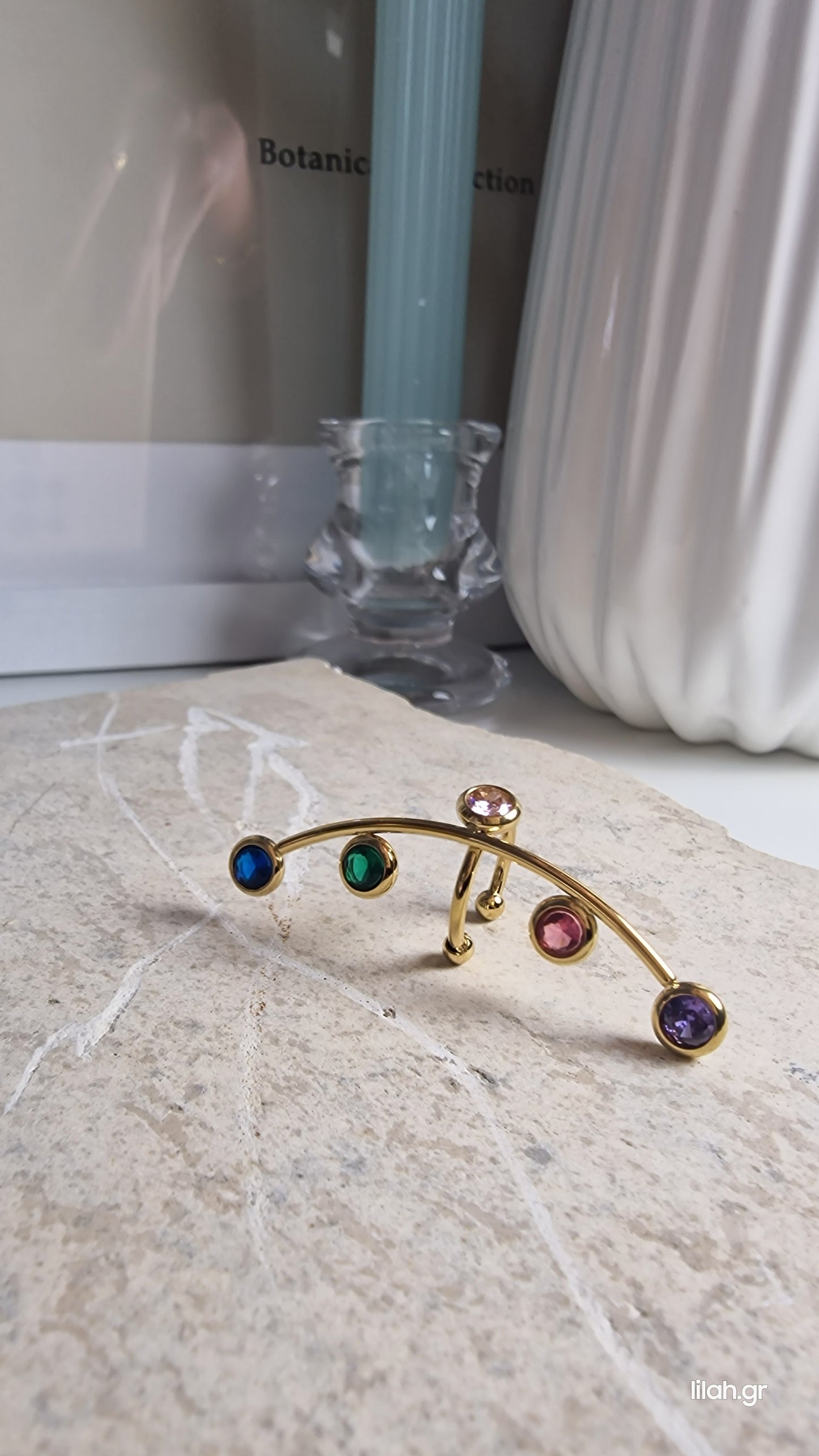 Bridget steel earcuff