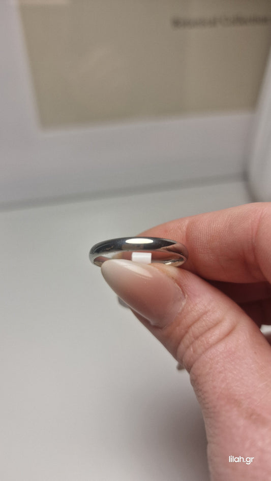 Βέρα ανοξείδωτο ατσάλι 3mm σε 2 χρώματα #137