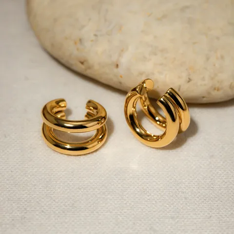 Σκουλαρίκια ear cuff ανοξείδωτο ατσάλι 1 ΤΕΜ #LH1012