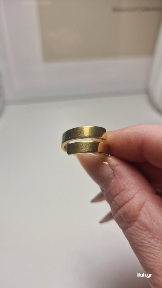 Δαχτυλίδι ανοξείδωτο ατσάλι #134
