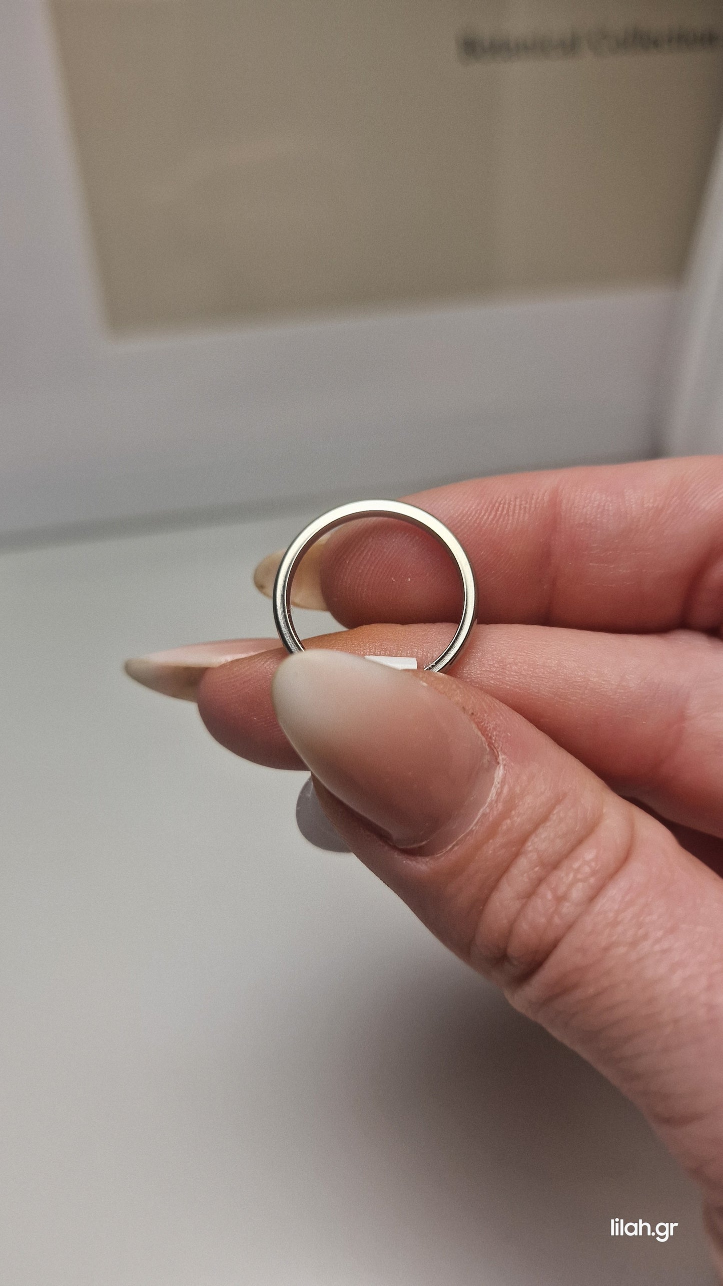 Βέρα ανοξείδωτο ατσάλι 2mm σε 2 χρώματα