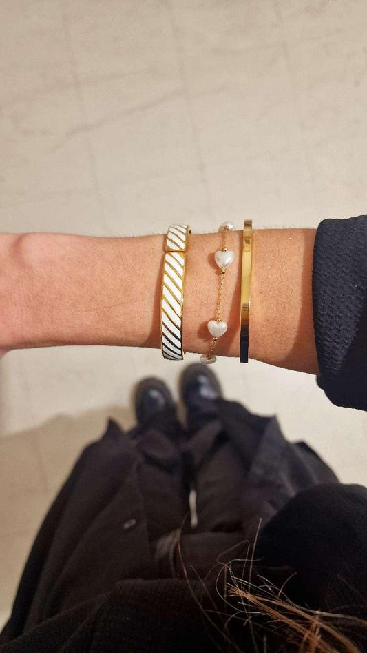 Athena ατσάλινο βραχιόλι - Lilah jewellery boutique