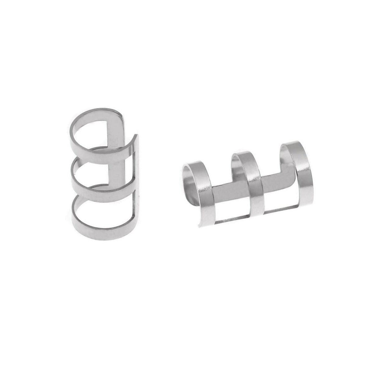 Hermis ατσάλινο ear cuff - Lilah jewellery boutique
