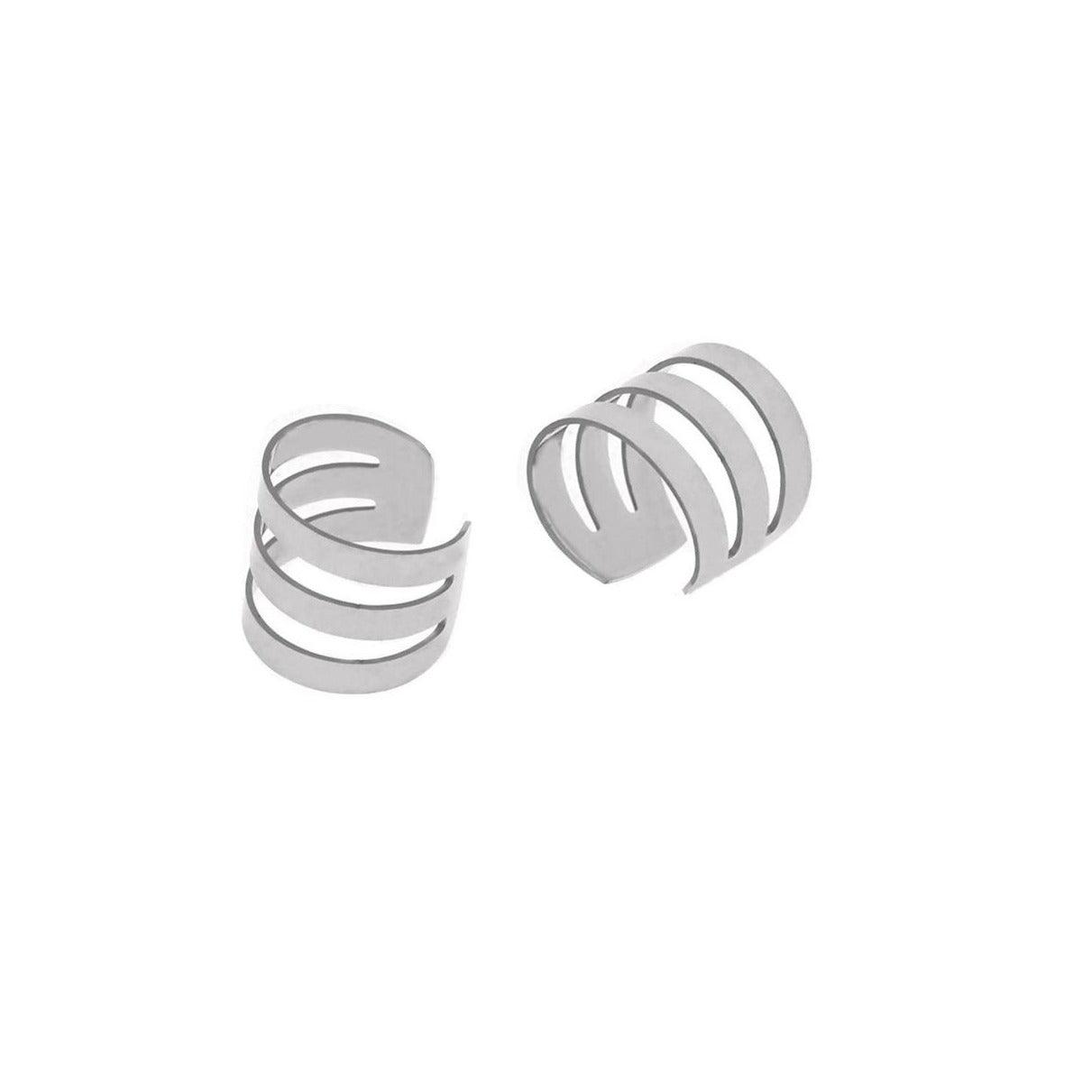 Valery ατσάλινο ear cuff - Lilah jewellery boutique