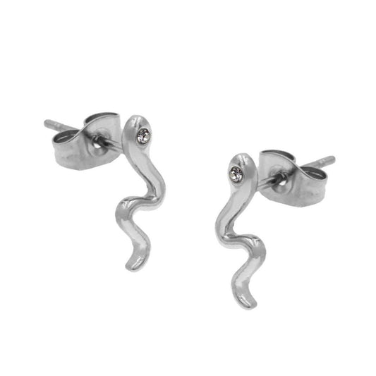 Solid ατσάλινα σκουλαρίκια - Lilah jewellery boutique