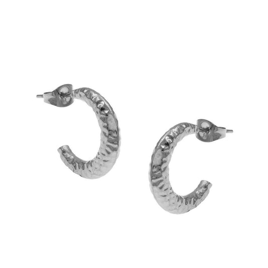 Hola ατσάλινα κρικάκια - Lilah jewellery boutique