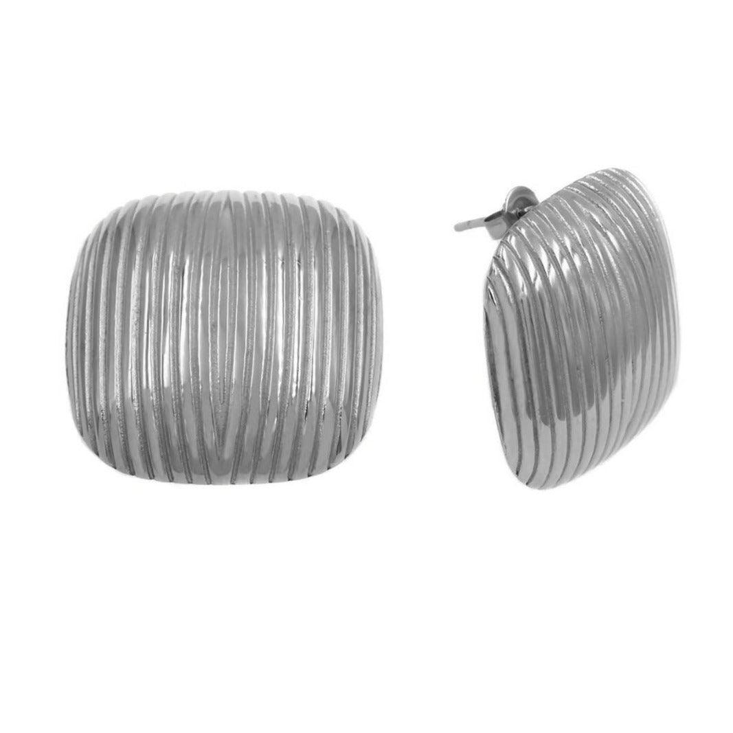 Nora Ατσάλινα σκουλαρίκια - Lilah jewellery boutique