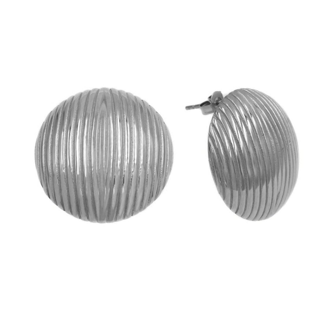 Sadal Ατσάλινα σκουλαρίκια - Lilah jewellery boutique