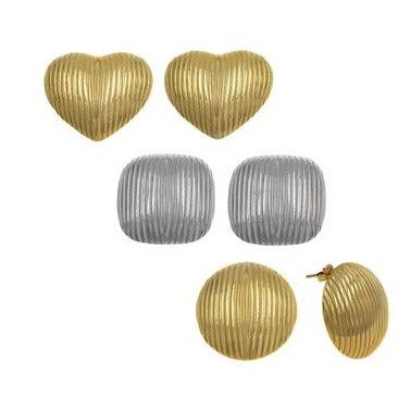 Sadal Ατσάλινα σκουλαρίκια - Lilah jewellery boutique
