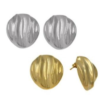 Bella ατσάλινα σκουλαρίκια - Lilah jewellery boutique