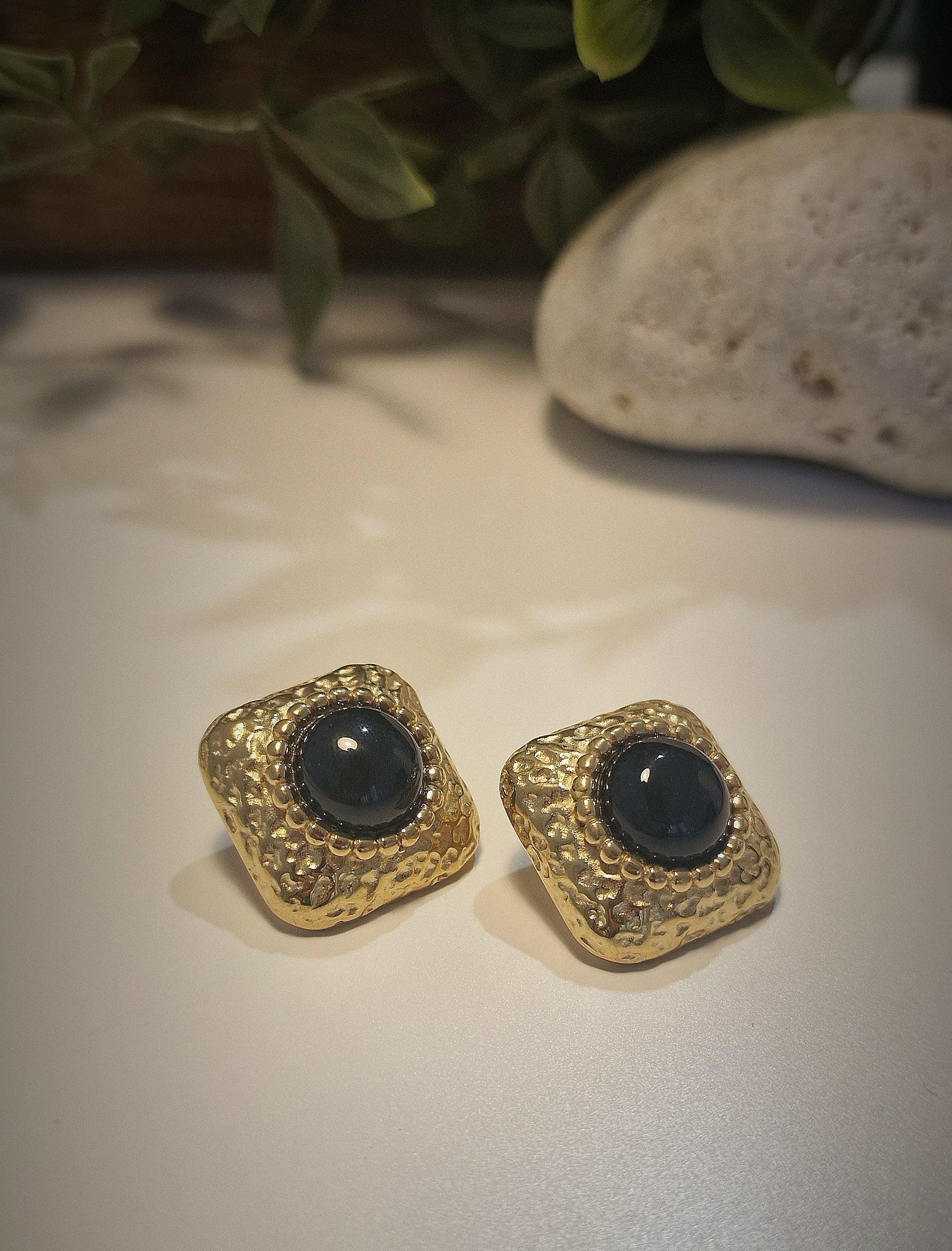 Ellie ατσάλινα σκουλαρίκια - Lilah jewellery boutique 