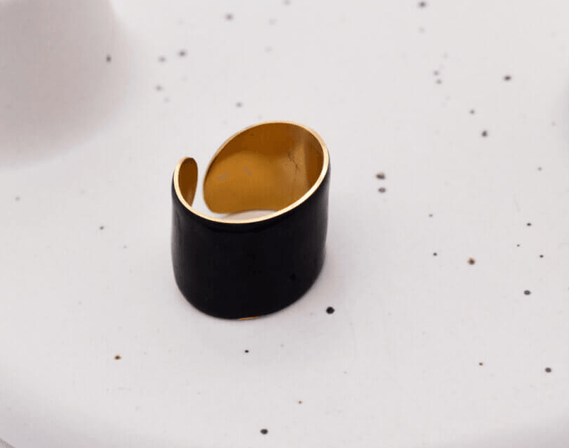 Lure Ατσάλινo δαχτυλίδι - Lilah jewellery boutique 