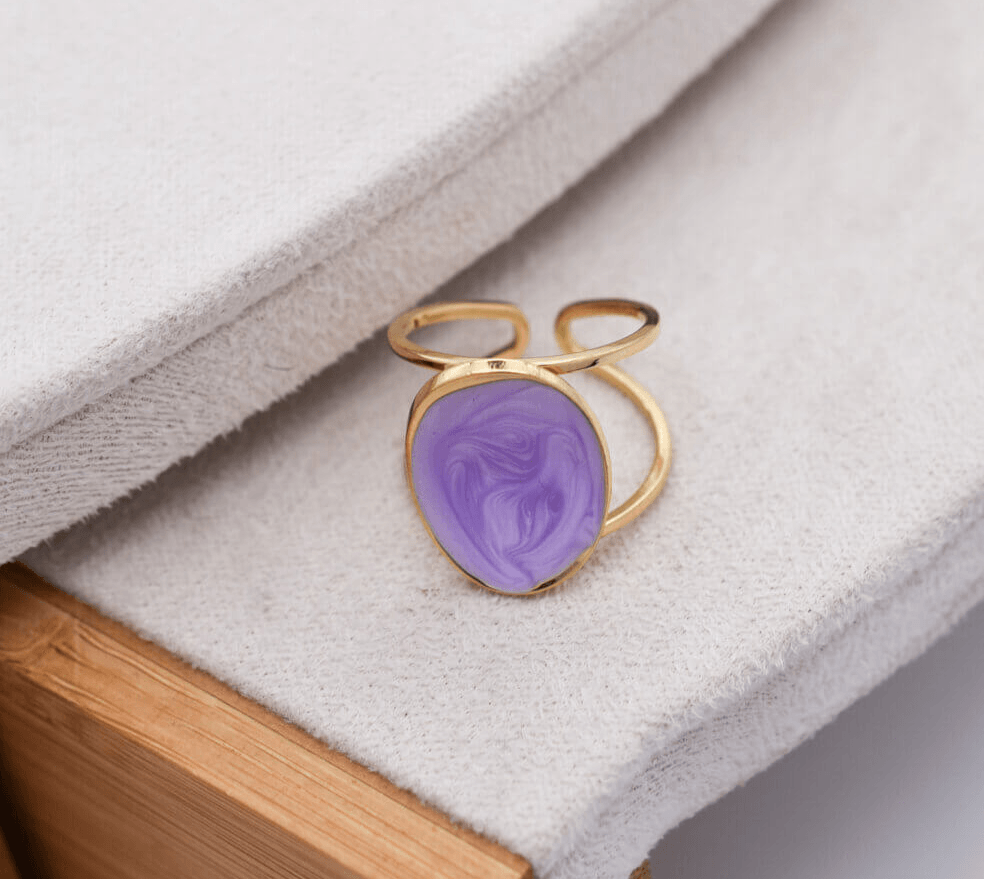 Liliana Ατσάλινo δαχτυλίδι - Lilah jewellery boutique 