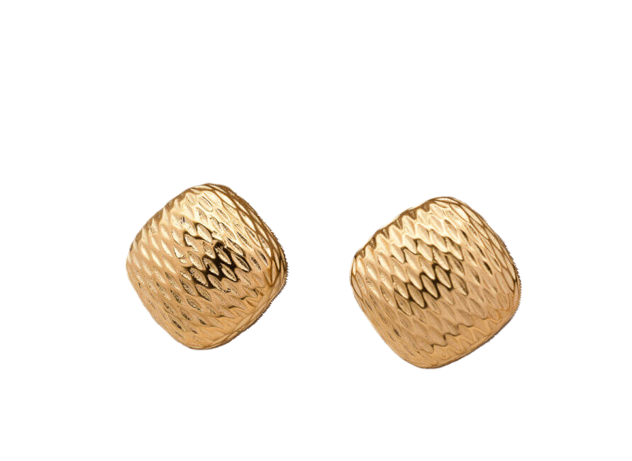 Olive ατσάλινα σκουλαρίκια - Lilah jewellery boutique 