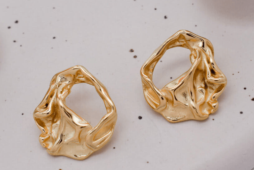 Cliff Ατσάλινα σκουλαρίκια - Lilah jewellery boutique 
