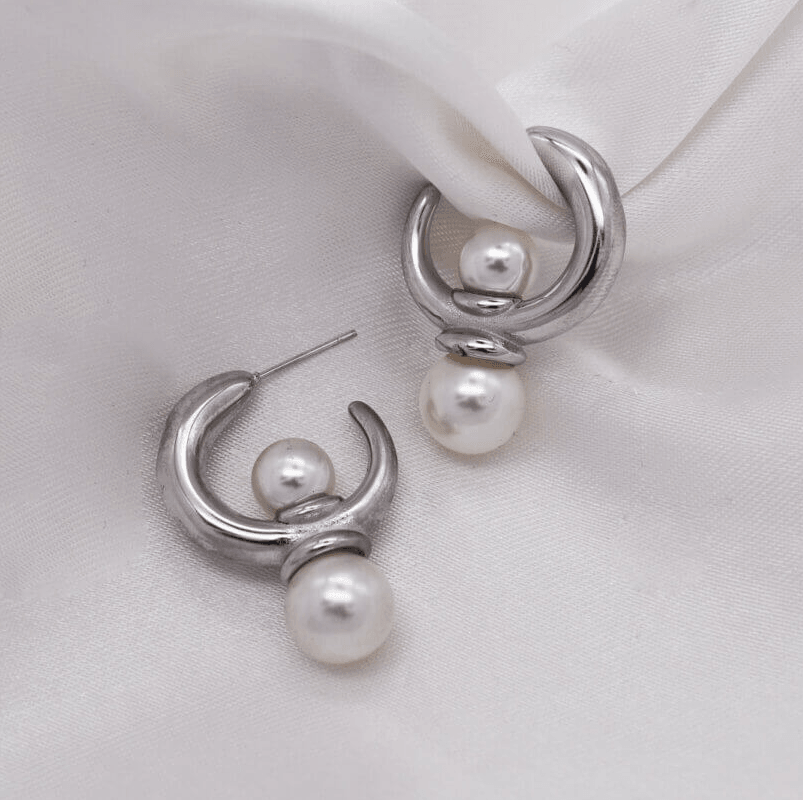 Vici Ατσάλινα σκουλαρίκια - Lilah jewellery boutique 