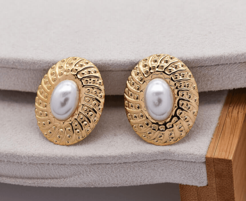 Trope Ατσάλινα σκουλαρίκια - Lilah jewellery boutique 