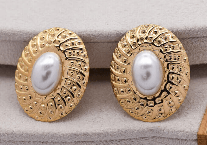 Trope Ατσάλινα σκουλαρίκια - Lilah jewellery boutique 