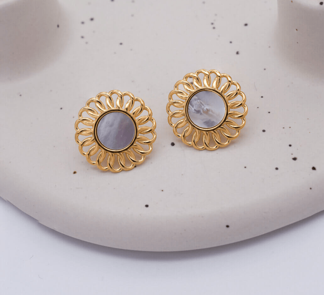 Lilly Ατσάλινα σκουλαρίκια - Lilah jewellery boutique 