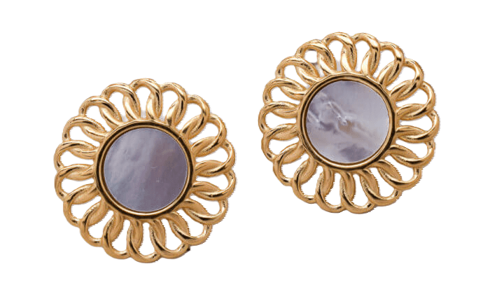 Lilly Ατσάλινα σκουλαρίκια - Lilah jewellery boutique 