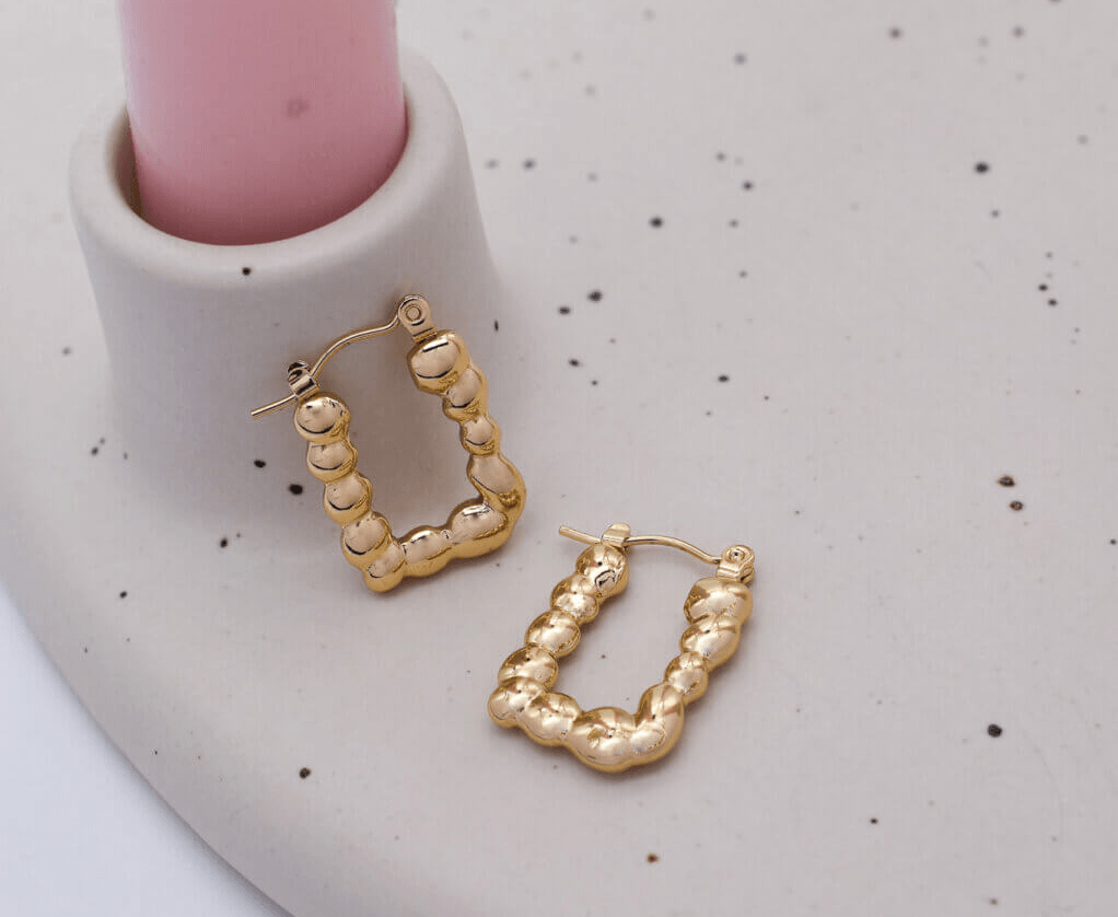 Encanto Ατσάλινα σκουλαρίκια - Lilah jewellery boutique 