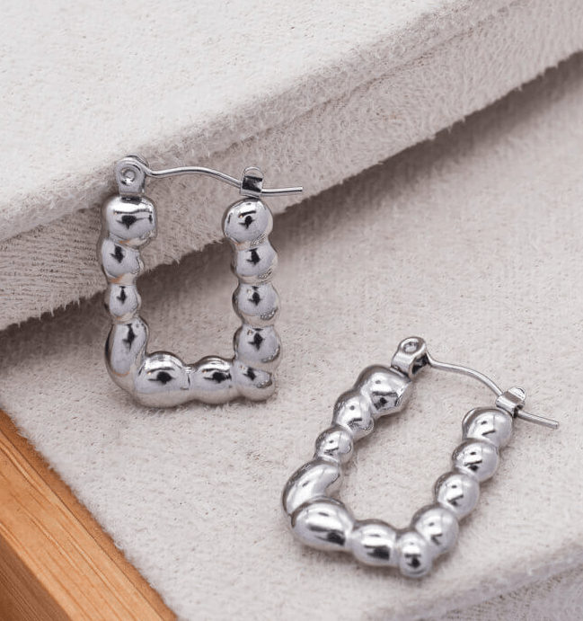Encanto Ατσάλινα σκουλαρίκια - Lilah jewellery boutique 