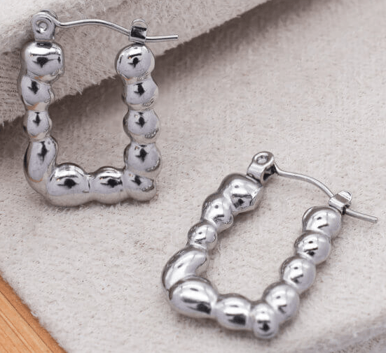 Encanto Ατσάλινα σκουλαρίκια - Lilah jewellery boutique 