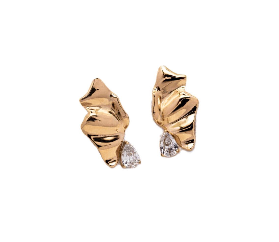 Sparkle Ατσάλινα σκουλαρίκια - Lilah jewellery boutique 