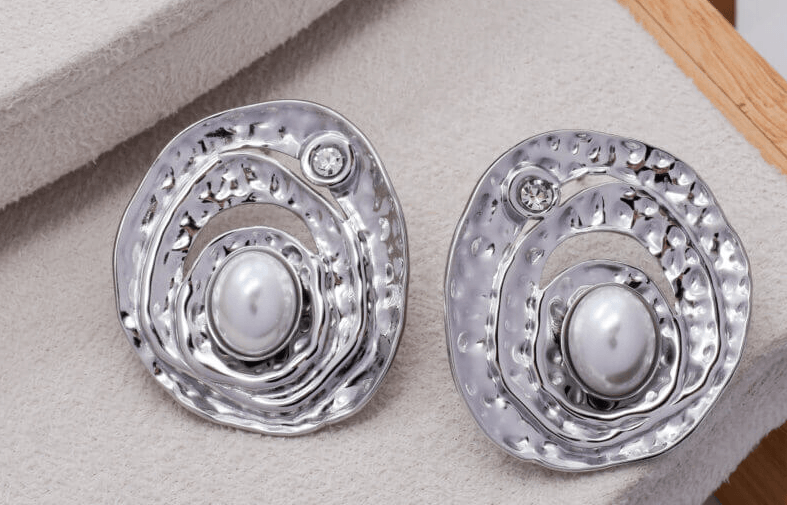 Lumina Ατσάλινα σκουλαρίκια - Lilah jewellery boutique 