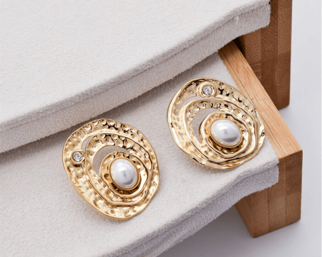 Lumina Ατσάλινα σκουλαρίκια - Lilah jewellery boutique 
