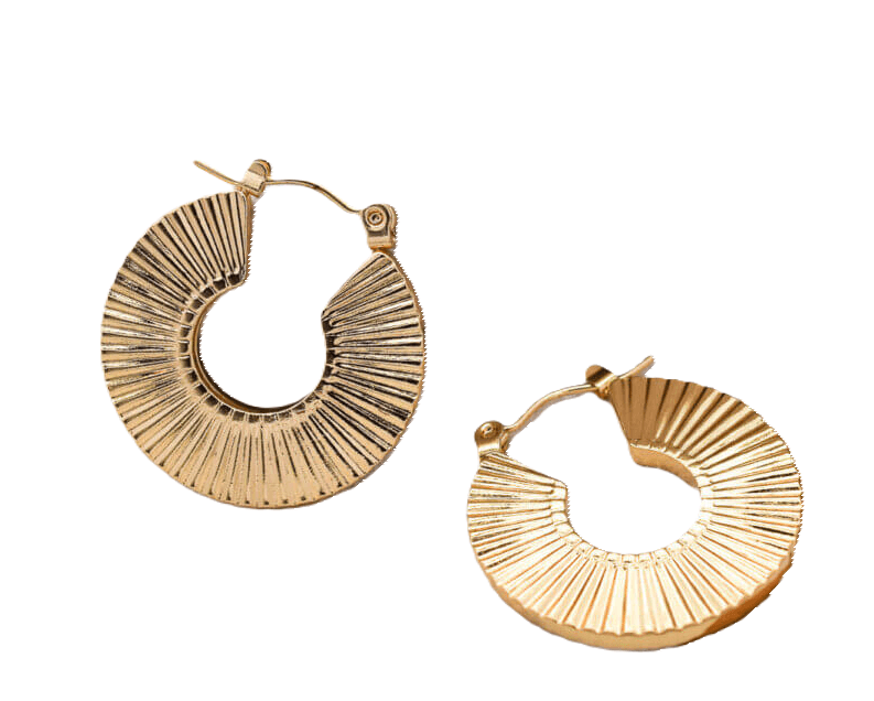 Edith Ατσάλινα σκουλαρίκια - Lilah jewellery boutique 