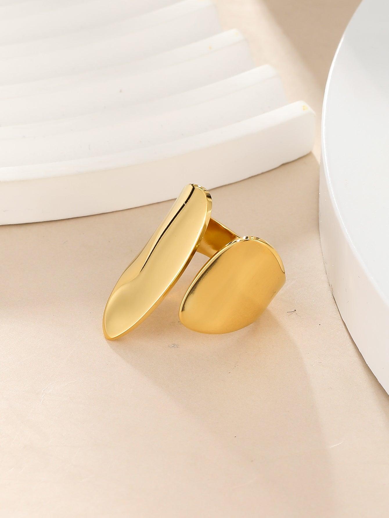 Ατσάλινo δαχτυλίδι Shivani - Lilah jewellery boutique 