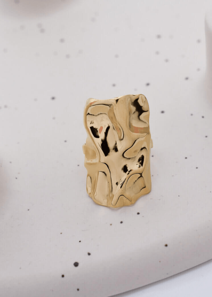 Piper Ατσάλινo δαχτυλίδι - Lilah jewellery boutique 