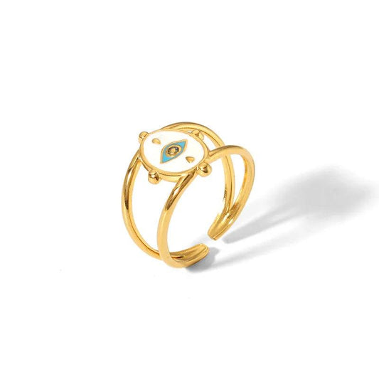 Ατσάλινo δαχτυλίδι Kehlani - Lilah jewellery boutique 