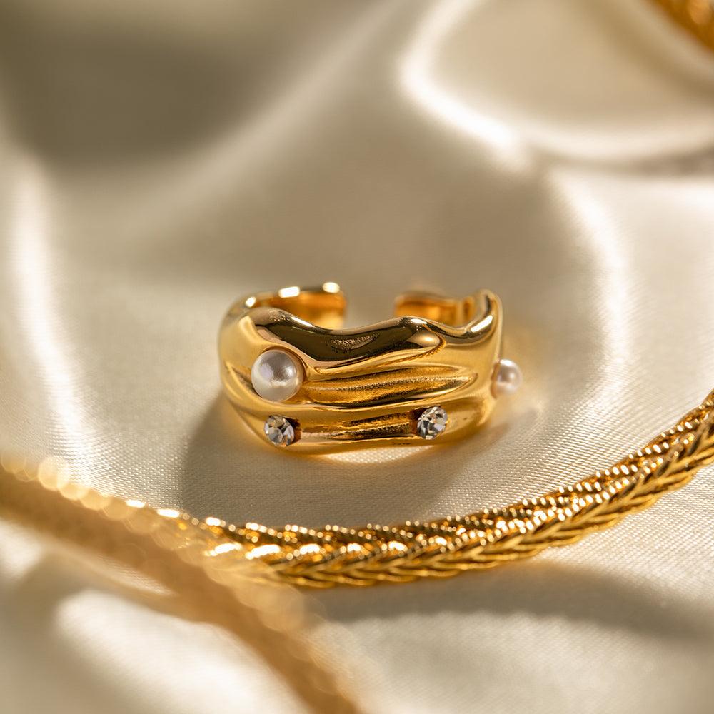 Ατσάλινo δαχτυλίδι Candia - Lilah jewellery boutique 