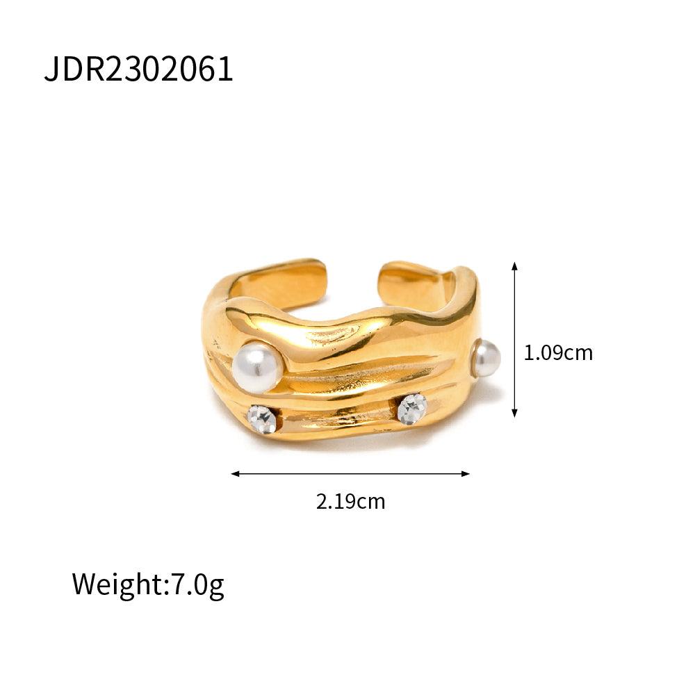 Ατσάλινo δαχτυλίδι Candia - Lilah jewellery boutique 