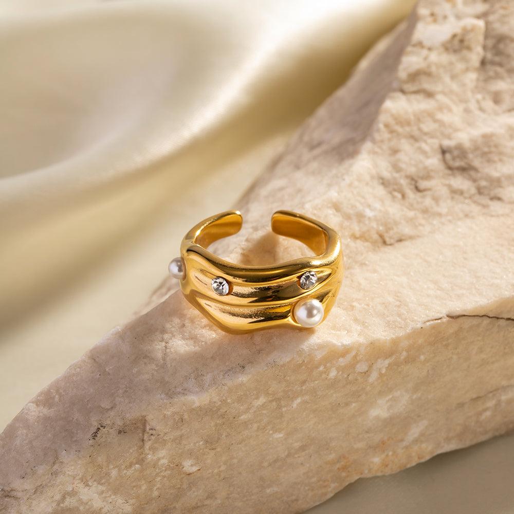 Ατσάλινo δαχτυλίδι Candia - Lilah jewellery boutique 