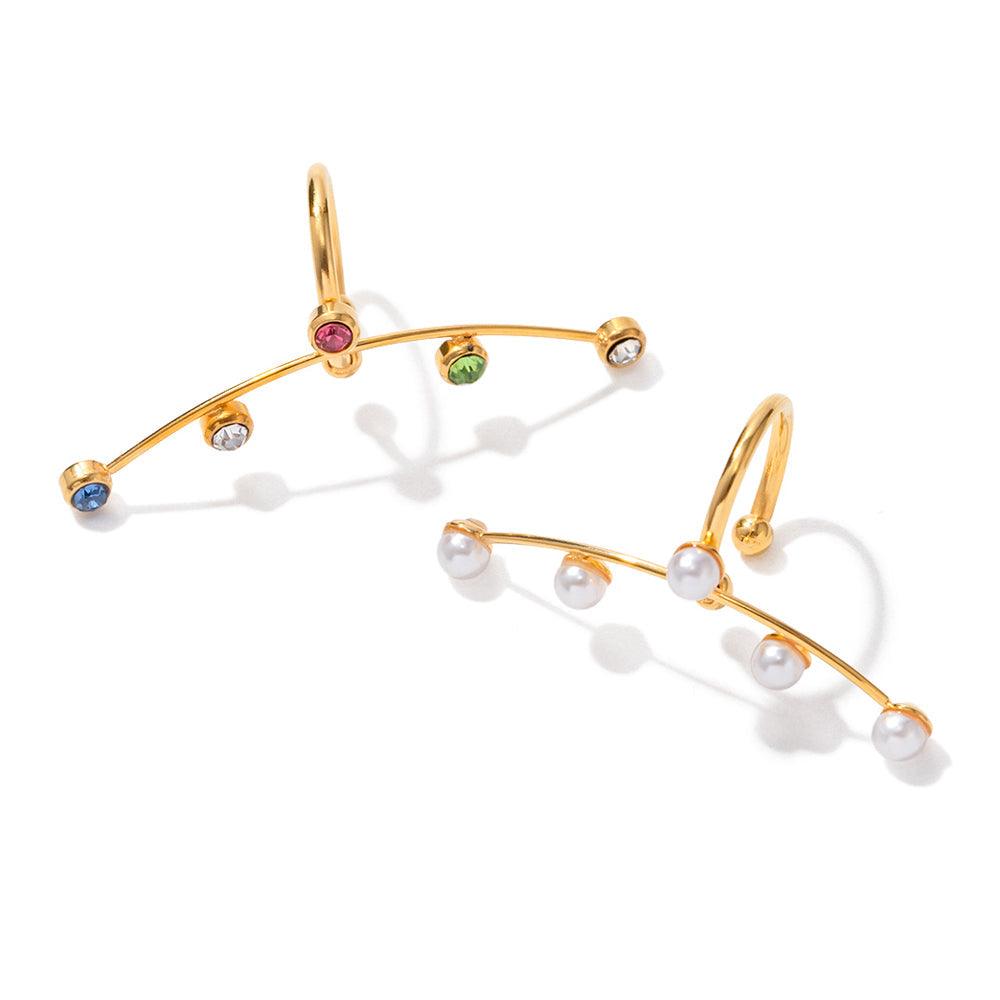 Ατσάλινo earcuff Bridget - Lilah jewellery boutique 