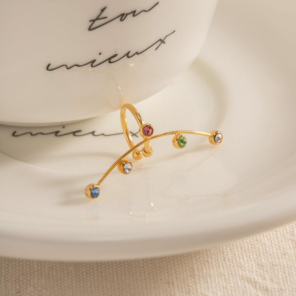 Ατσάλινo earcuff Bridget - Lilah jewellery boutique 