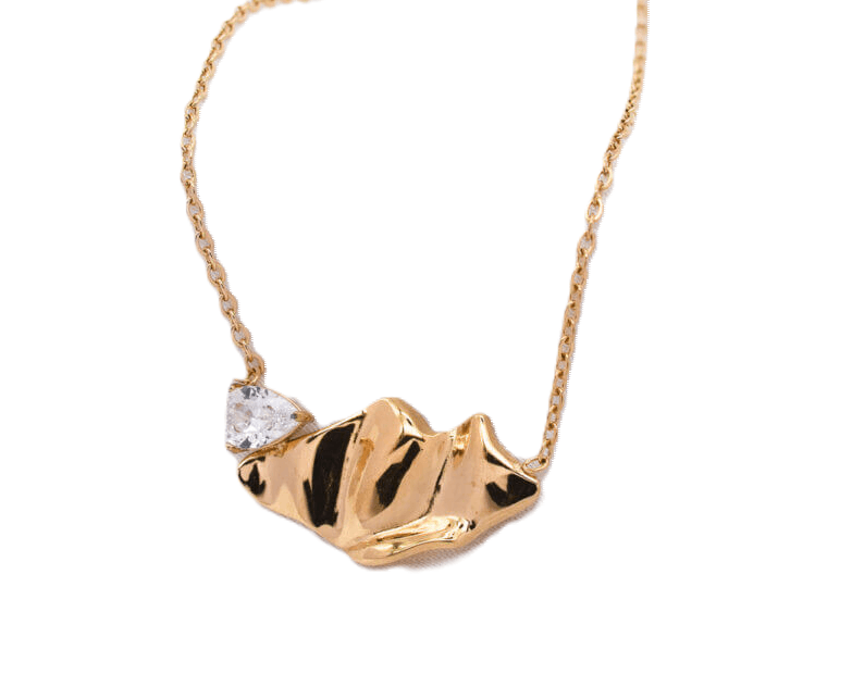 Sparkle Ατσάλινo Κολιέ - Lilah jewellery boutique 