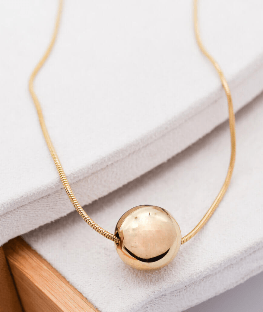 Orbit Ατσάλινo Κολιέ - Lilah jewellery boutique 